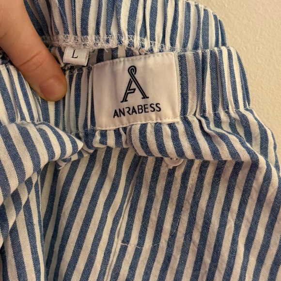 Anrabess Pinstripe Boxer PJ Women’s Casual Shorts - Picture 9 of 9